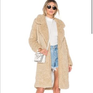 Tularosa Violet Long Shag Coat - XS